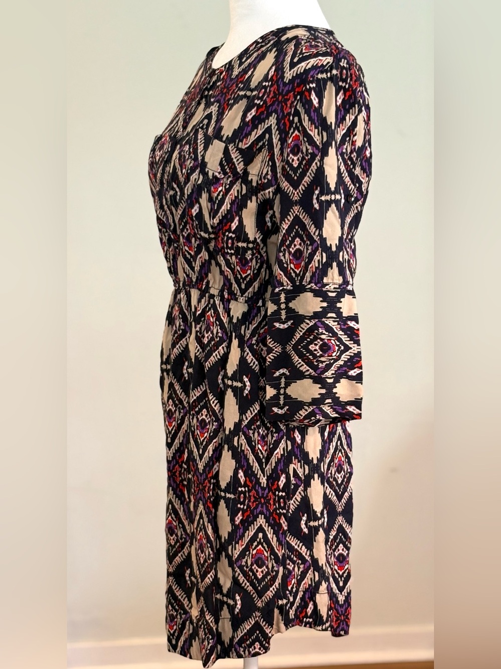Anthropologie x Holding Horses Mira Ikat Western Dress, Size 4 - Picture 3 of 12